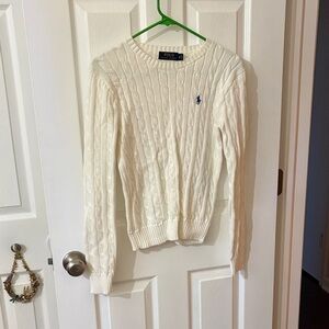 Polo by Ralph Lauren Women's Ivory Cable Knit Sweater
